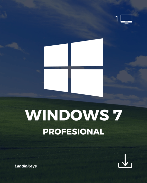 Windows 7 Profesional - 1PC/Permanente - Imagen 1