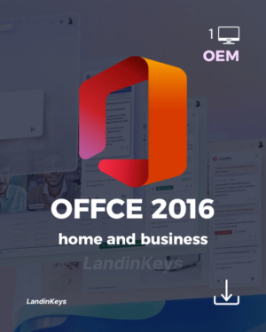 Office 2016 Hogar y Empresa - 1PC/OEM