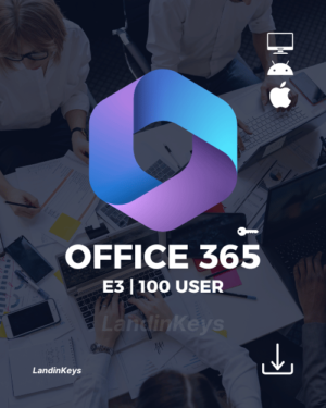 Microsoft 365 E3 - 100 Usuarios/12 Meses