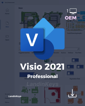 Microsoft Visio Pro 2021 - 1PC/Windows