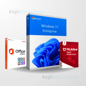 Super Combo: Windows Enterprise, Office 2021 y McAfee Antivirus