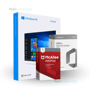 Súper Combo Hogar – Windows 10 Home + Office Home & Student + McAfee Antivirus